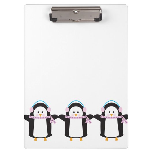 Pinguin Klemmbrett (Vorderseite)
