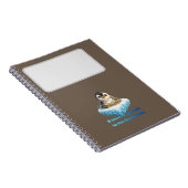 Pinguin-Klimawandel-Schutz-Design Notizblock (Rechte Seite)