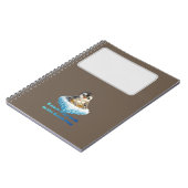 Pinguin-Klimawandel-Schutz-Design Notizblock (Linke Seite)