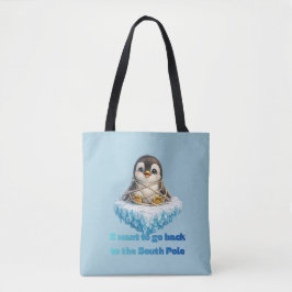 Pinguin-Klimawandel-Schutz-Design Tasche