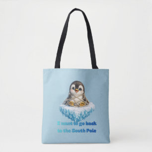 Pinguin-Klimawandel-Schutz-Design Tasche