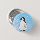 Pinguin-Knopf Button (Vorne & Hinten)