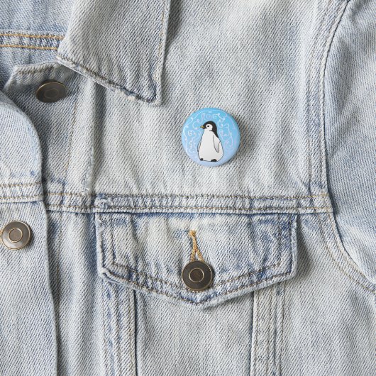 Pinguin-Knopf Button (Beispiel)