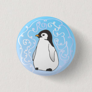 Pinguin-Knopf Button