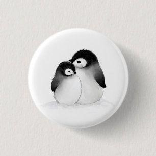 Pinguin-Knopf Button