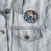 Pinguin-Knöpfe Button (Beispiel)