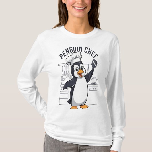 Pinguin-Koch T-Shirt (Vorderseite)