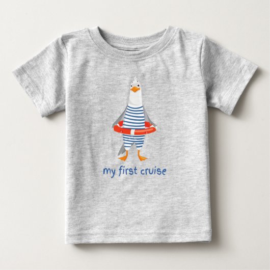 Pinguin-Kreuzfahrt meines ersten Cruise Baby Baby T-shirt (Vorderseite)