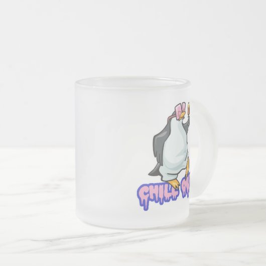 Pinguin kühlen mattglastasse (VorderseiteRechts)