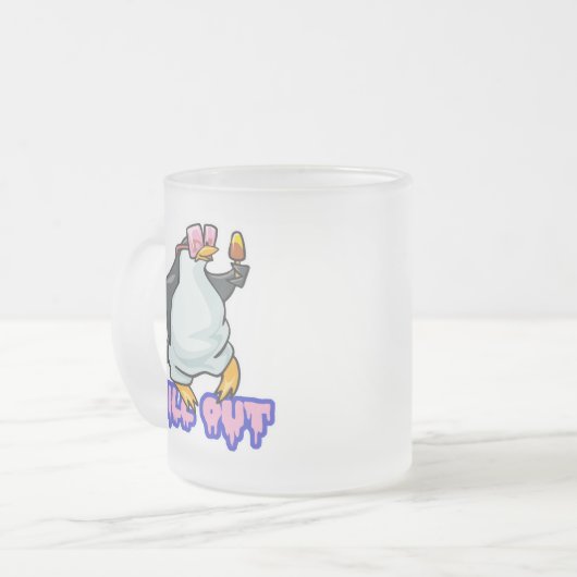 Pinguin kühlen mattglastasse (Vorderseite Links)