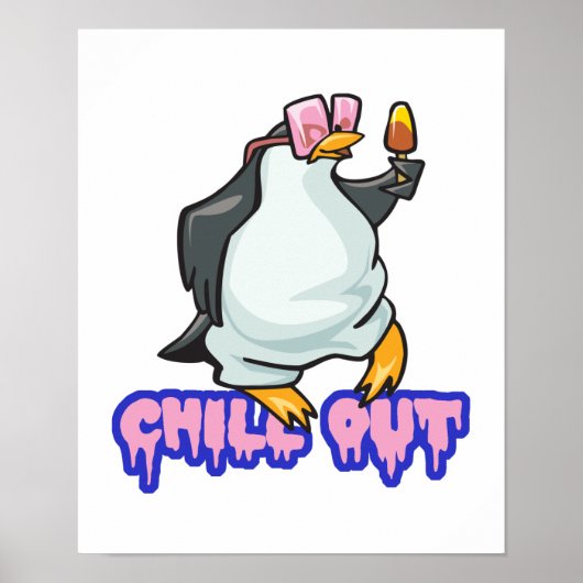Pinguin kühlen poster (Vorne)