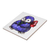 Pinguin-Küken Fliese (Seite)