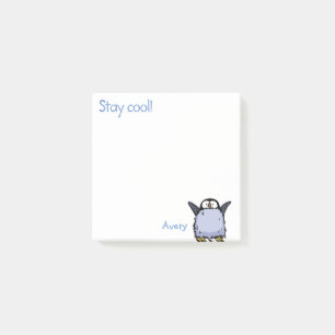 Pinguin-Küken-Freudige Post-it-Notizen Post-it Klebezettel