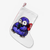 Pinguin-Küken Kleiner Weihnachtsstrumpf (Vorderansicht (hängend))