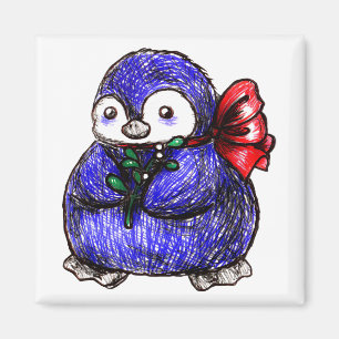 Pinguin-Küken Magnet