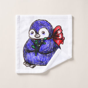 Pinguin-Küken Waschlappen