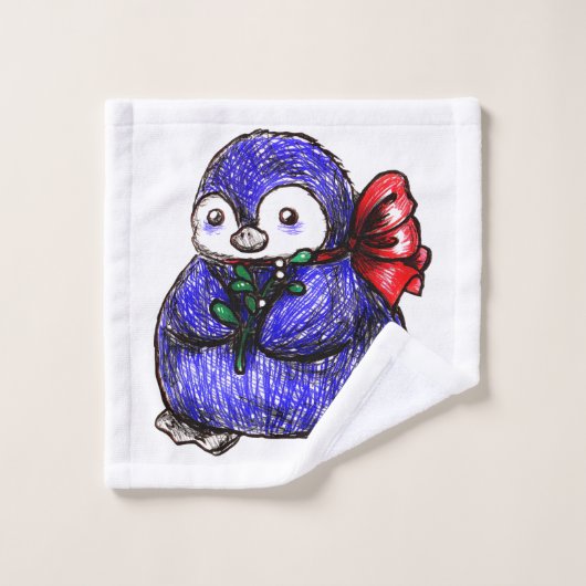 Pinguin-Küken Waschlappen (Waschlappen)