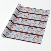 Pinguin-Kumpel-Packpapier - Weihnachten Geschenkpapier (Ungerollt)