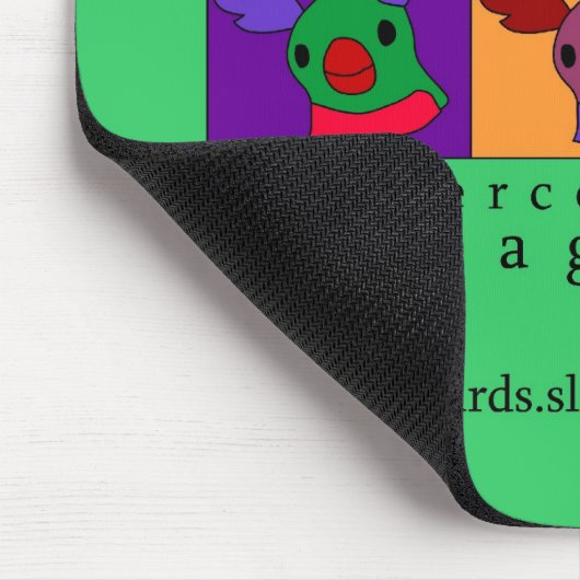 Pinguin-Kunst Mousepad (Ecke)