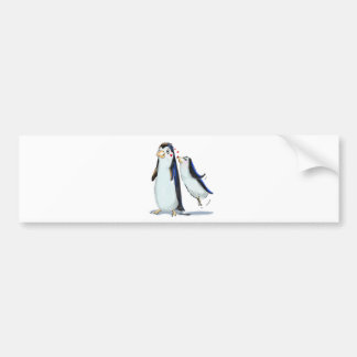 Pinguin-Kuss Autoaufkleber