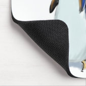 Pinguin-Kuss Mousepad (Ecke)