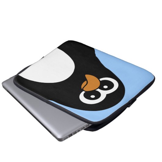 Pinguin Laptopschutzhülle (Vorne Knopf)