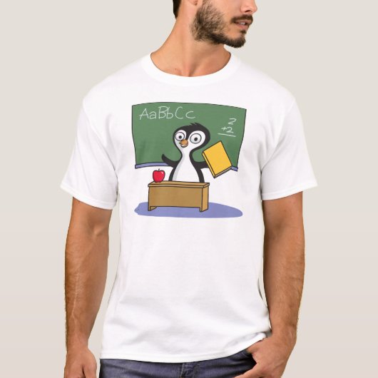 Pinguin-Lehrer T-Shirt (Vorderseite)