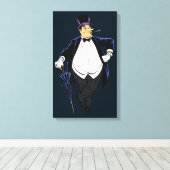 Pinguin Leinwanddruck (Insitu (Holzboden))