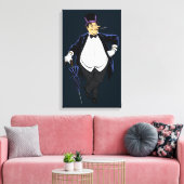 Pinguin Leinwanddruck (Insitu (Wohnzimmer))