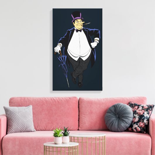 Pinguin Leinwanddruck (Insitu (Wohnzimmer))