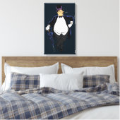 Pinguin Leinwanddruck (Insitu (Schlafzimmer))