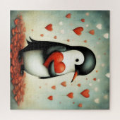 Pinguin Liebe 1 Puzzle (Horizontal)