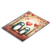 Pinguin Liebe 3 Notizblock (Linke Seite)