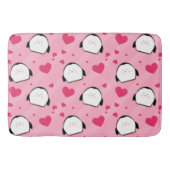 Pinguin-Liebe Badematte (Vorderseite)