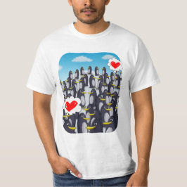 Pinguin Liebe für Valentine. Funny Valentins Gesch T-Shirt