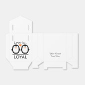 Pinguin-Liebe-Gefälligkeitsboxen Geschenkschachtel (Ungefaltet)