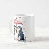 Pinguin Liebe Kaffeetasse (Vorderseite Links)