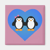 Pinguin-Liebe Magnet (Vorne)