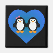 Pinguin-Liebe Magnet (Vorne)