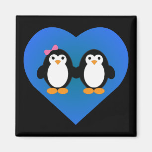 Pinguin-Liebe Magnet