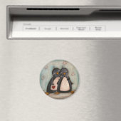 Pinguin Liebe - Magnet (In Situ (Geschirrspüler))