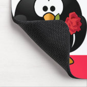 Pinguin Liebe Mousepad (Ecke)