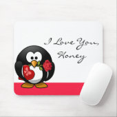 Pinguin Liebe Mousepad (Mit Mouse)
