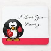Pinguin Liebe Mousepad (Vorne)