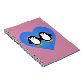 Pinguin-Liebe Notizblock (Rechte Seite)