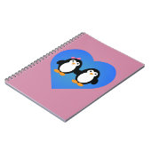 Pinguin-Liebe Notizblock (Linke Seite)