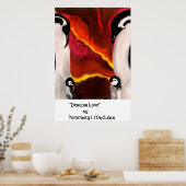 Pinguin-Liebe Poster (Küche)