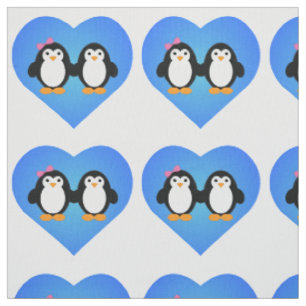 Pinguin-Liebe Stoff