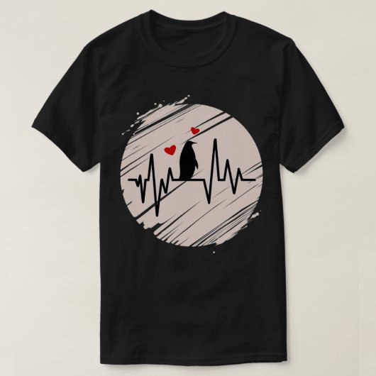 Pinguin-Liebe T-Shirt (Design vorne)
