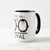 Pinguin-Liebe Tasse (VorderseiteRechts)